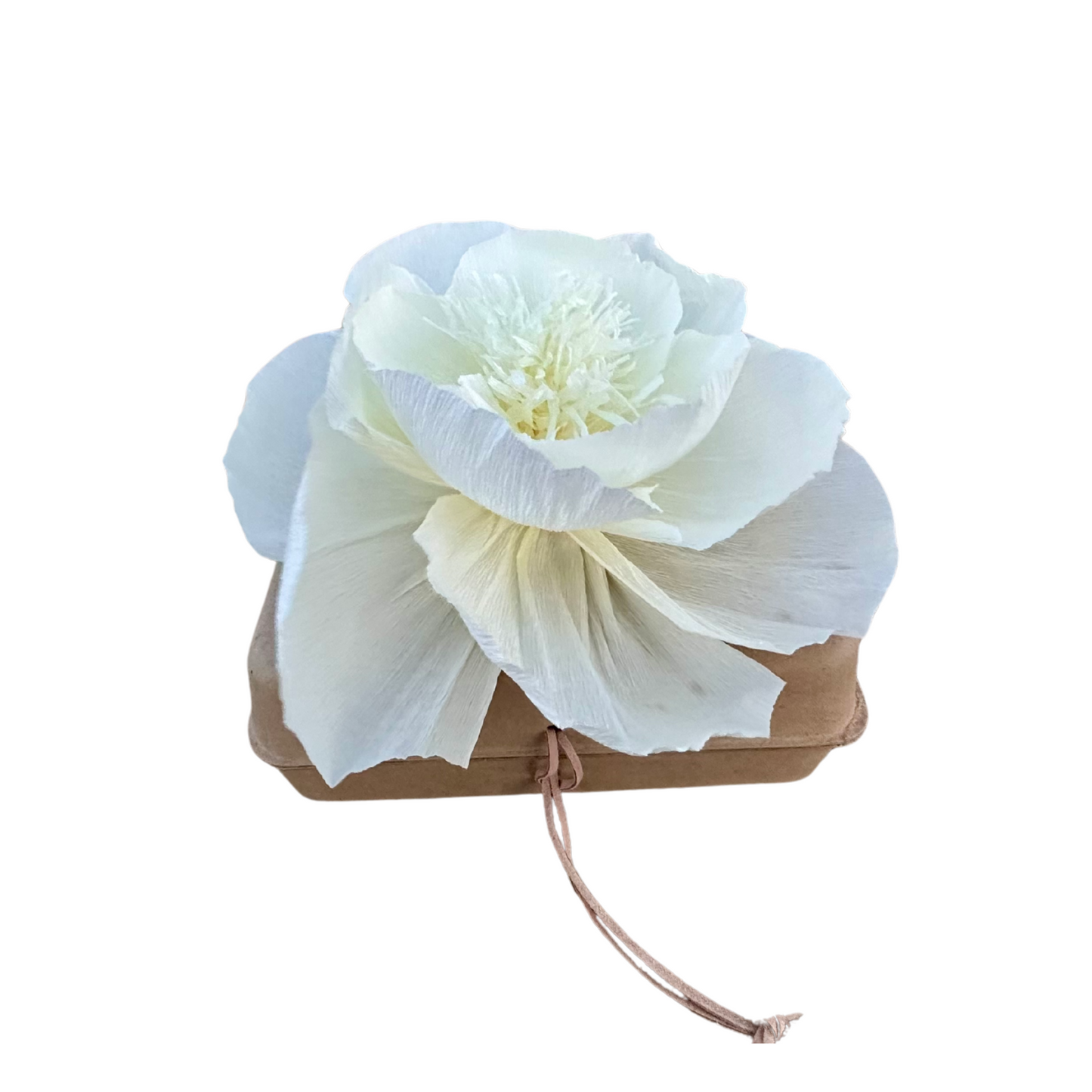 Pachamama Farewell Kit - Biodegradable Urn with Crepe Paper Flower