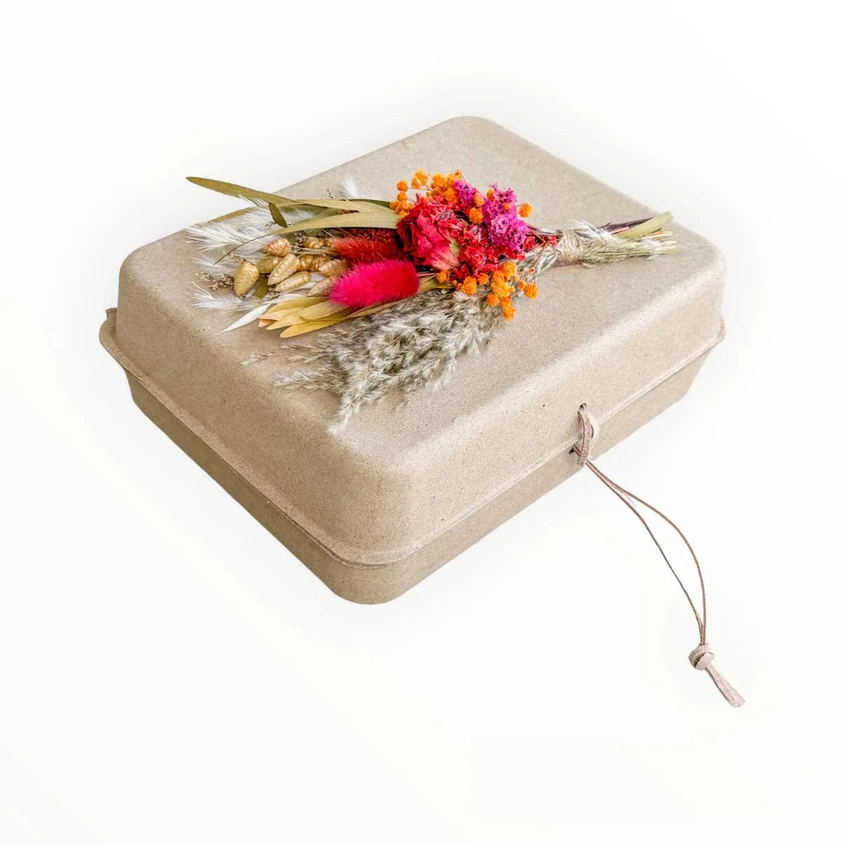 Biodegradable Urn with Assorted Dried Flowers – A Loving Tribute Pachamama Medium - Child