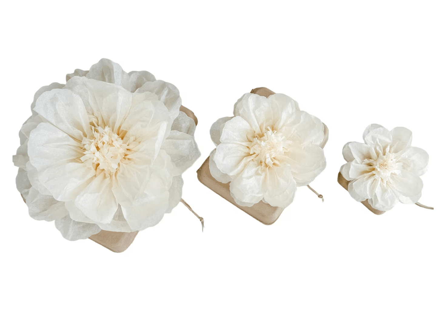 Pachamama Honoring Kit: Biodegradable Urn with Natural Tissue Paper Flower Biodegradable urns Pachamama Tributes