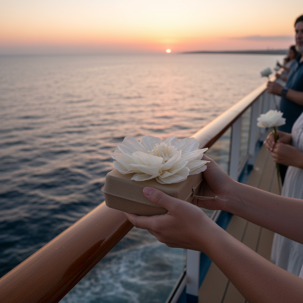 Which Cruise Lines Allow Biodegradable Urns for a Farewell at Sea?