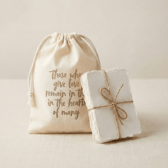 Biodegradable Ceremony Message Papers – Memorial Notes (Set of 12 ...