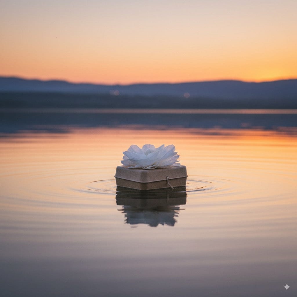 Pachamama Biodegradable Water Urn for Ashes — Floats then Dissolves Biodegradable urns Pachamama Tributes