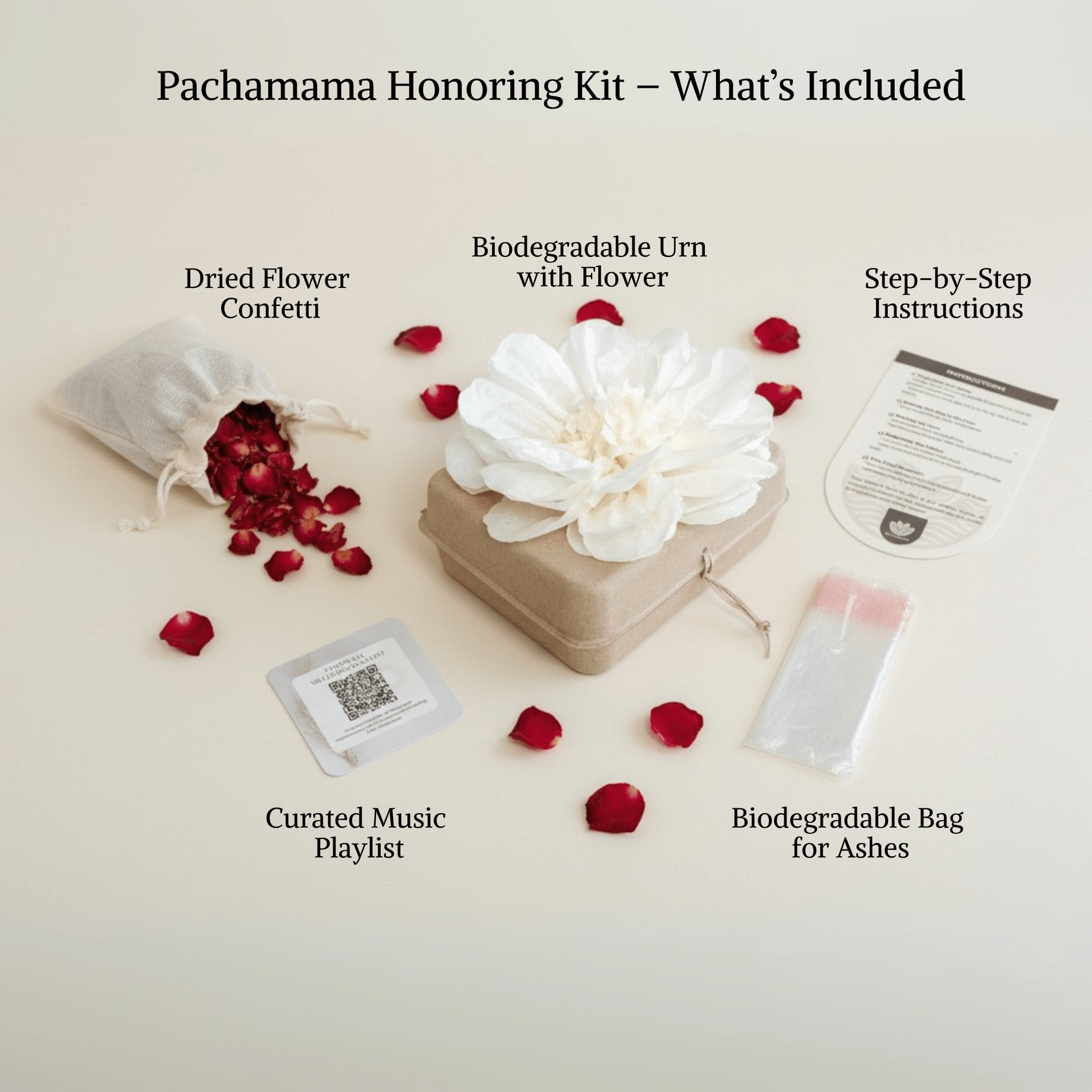Pachamama Biodegradable Water Urn for Ashes — Floats then Dissolves Biodegradable urns Pachamama Tributes