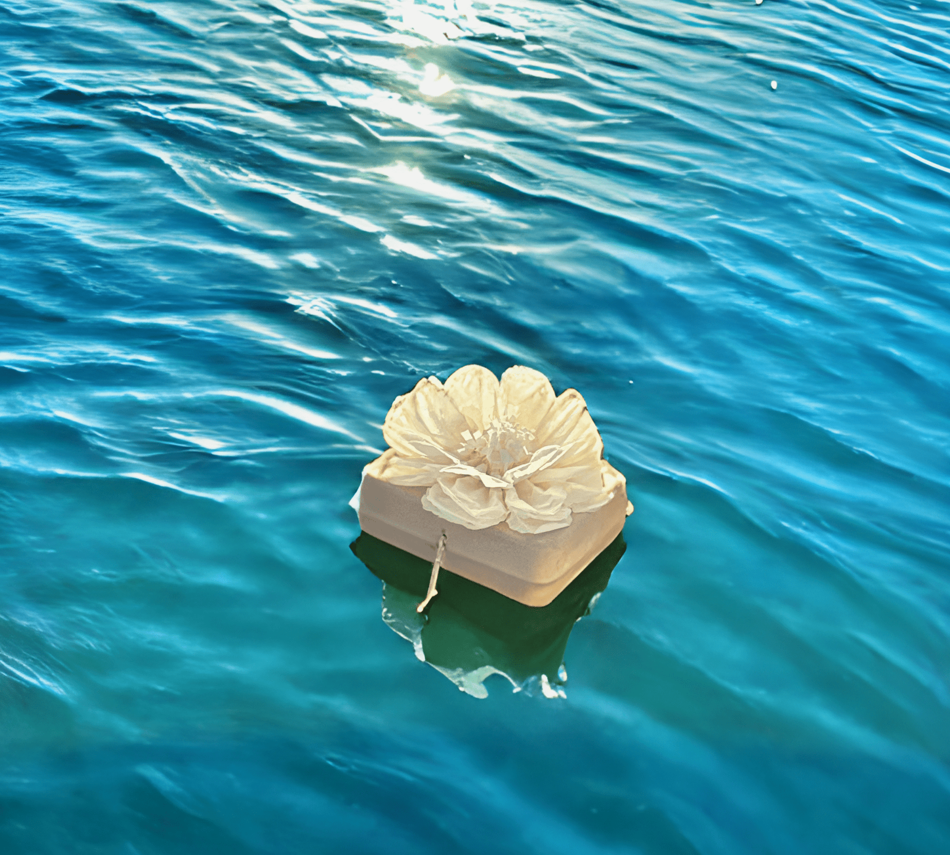 Pachamama Honoring Kit: Biodegradable Urn with Natural Tissue Paper Flower Biodegradable urns Pachamama Tributes