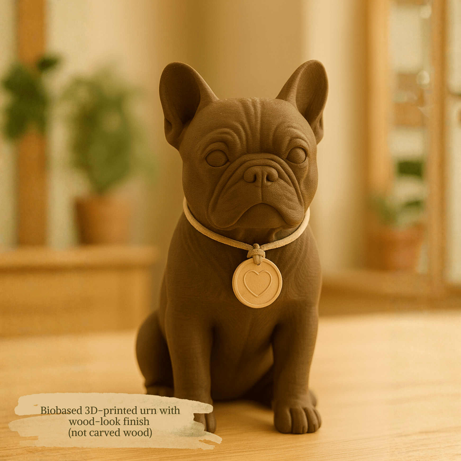 French Bulldog Memorial Urn — A Gentle Tribute in Art Pachamama Tributes