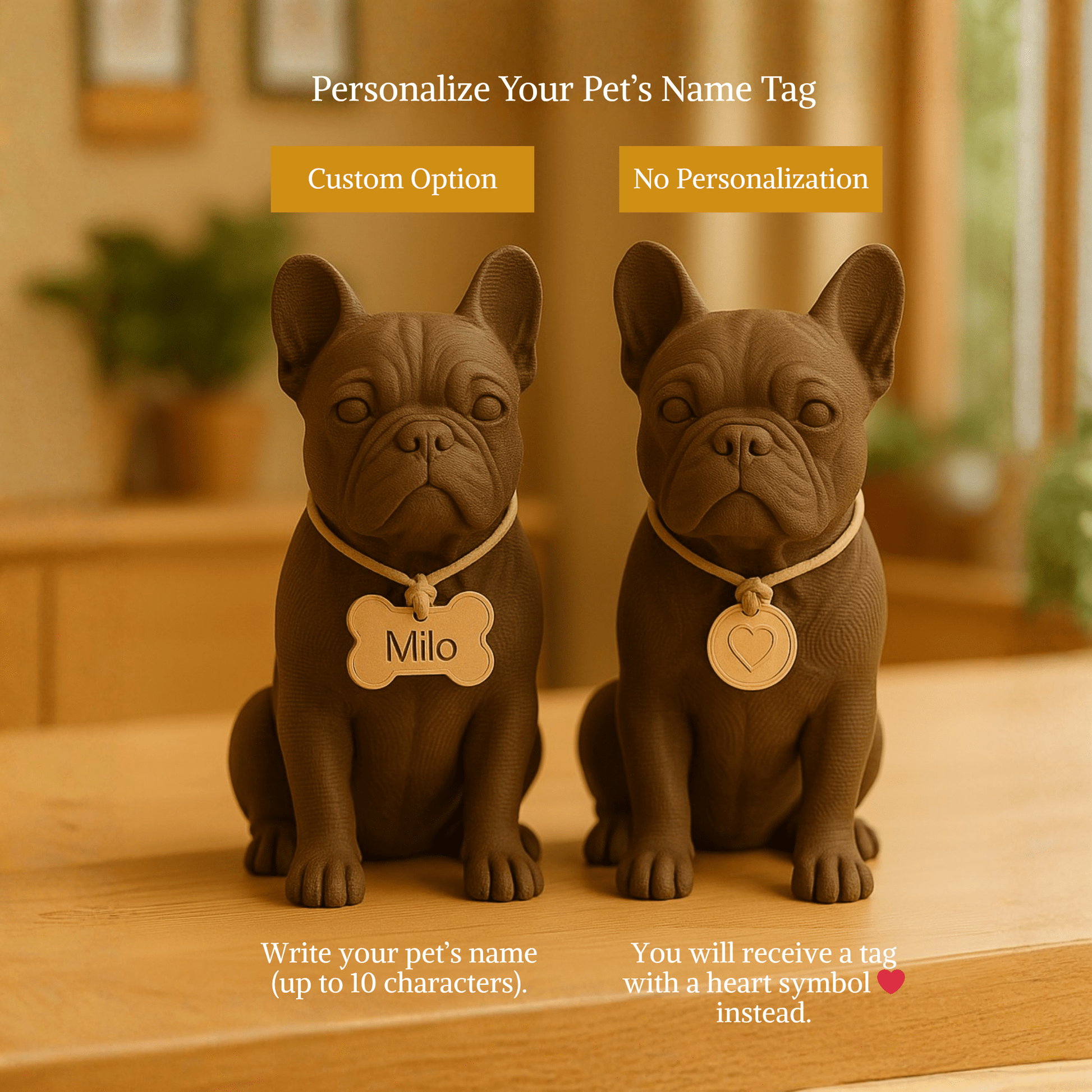 French Bulldog Memorial Urn — A Gentle Tribute in Art Pachamama Tributes