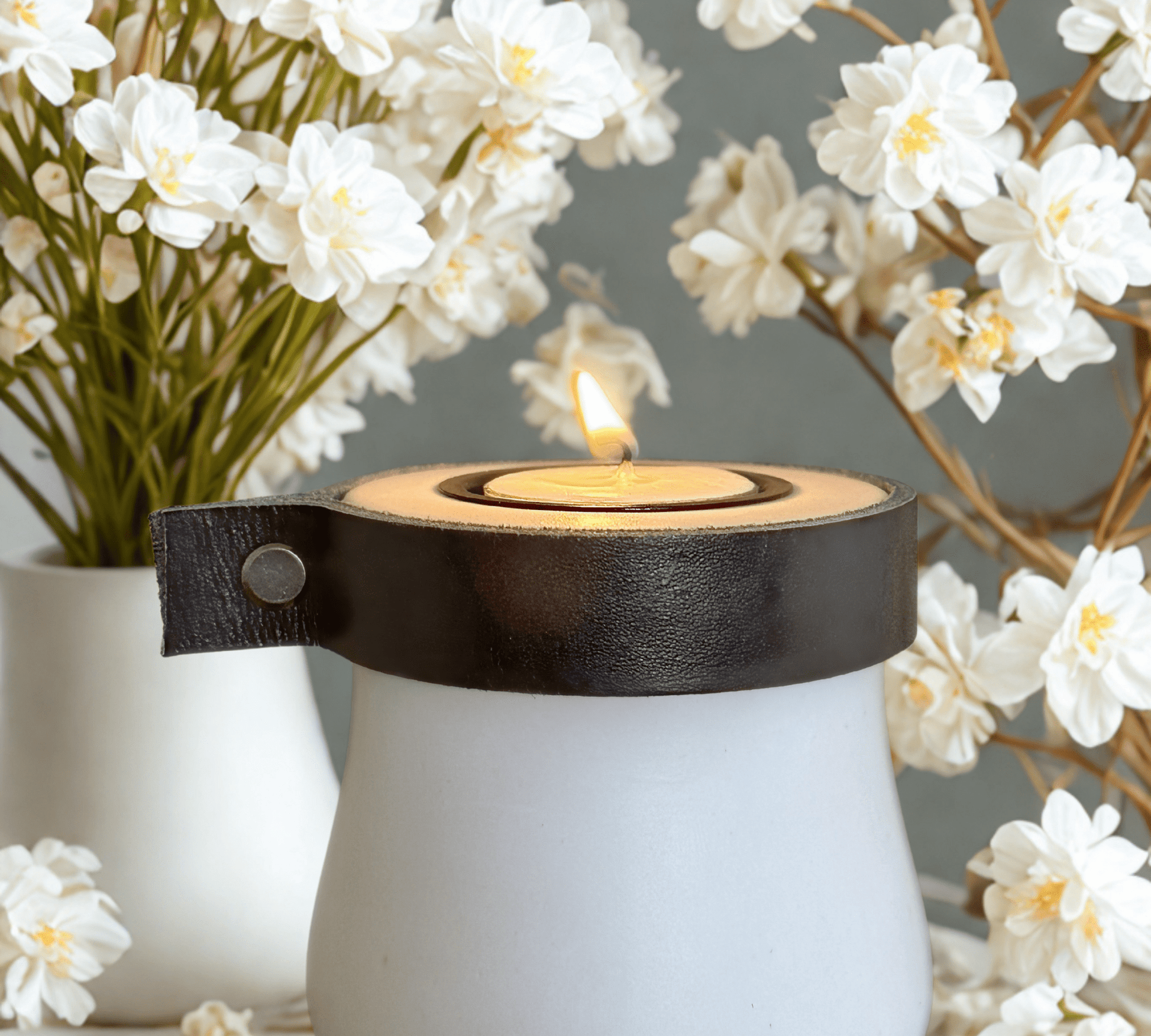 Keepsake Candle Urn – Handcrafted Memorial Tealight for Ashes | Elegant Home Tribute Pachamama Tributes