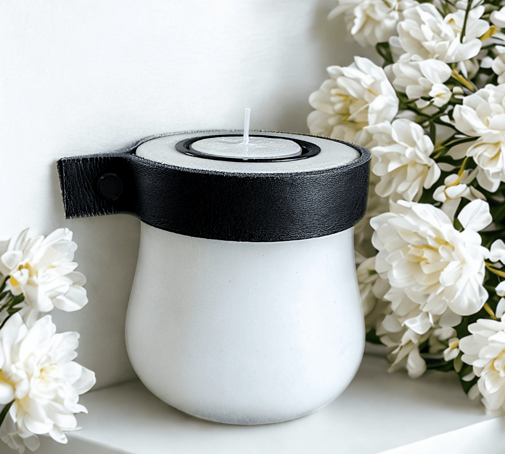 Keepsake Candle Urn – Handcrafted Memorial Tealight for Ashes | Elegant Home Tribute Pachamama Tributes