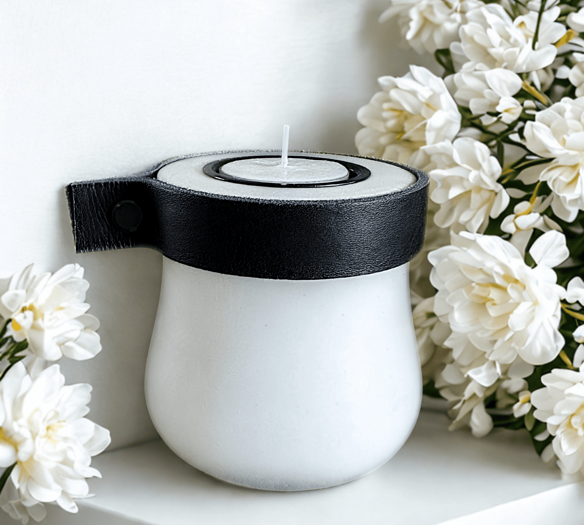 Keepsake Candle Urn – Handcrafted Memorial Tealight for Ashes | Elegant Home Tribute Pachamama Tributes