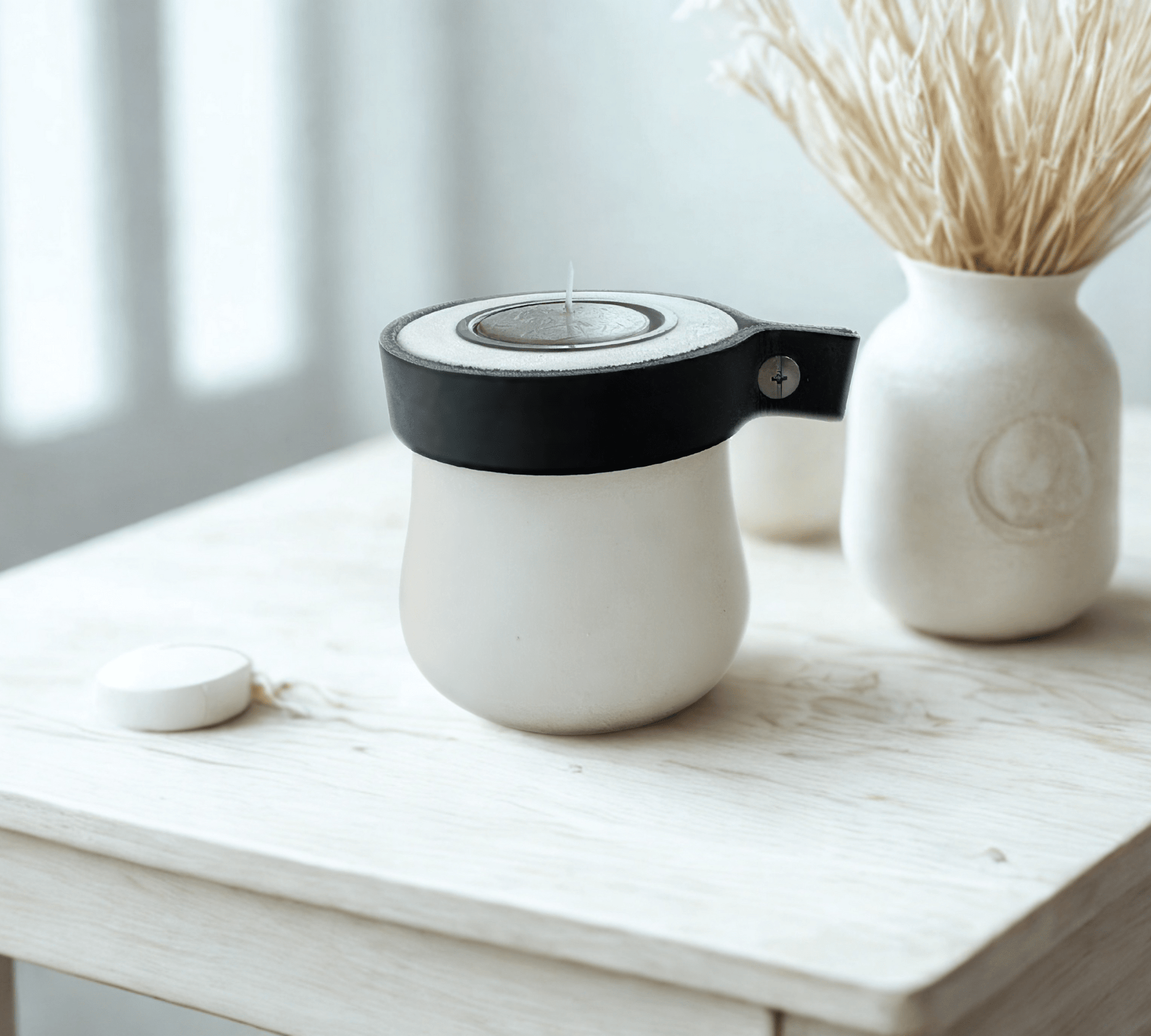 Keepsake Candle Urn – Handcrafted Memorial Tealight for Ashes | Elegant Home Tribute Pachamama Tributes