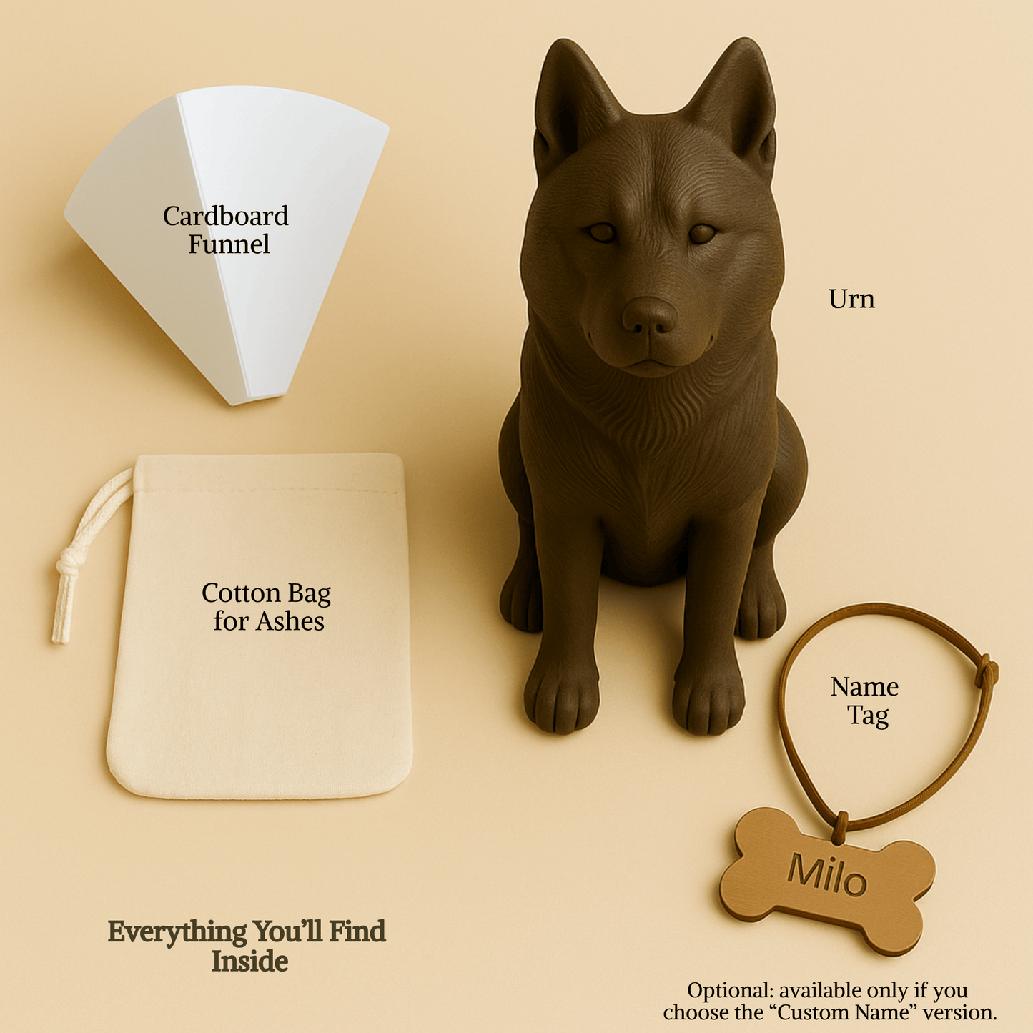 Siberian Husky Memorial Urn Pachamama Tributes