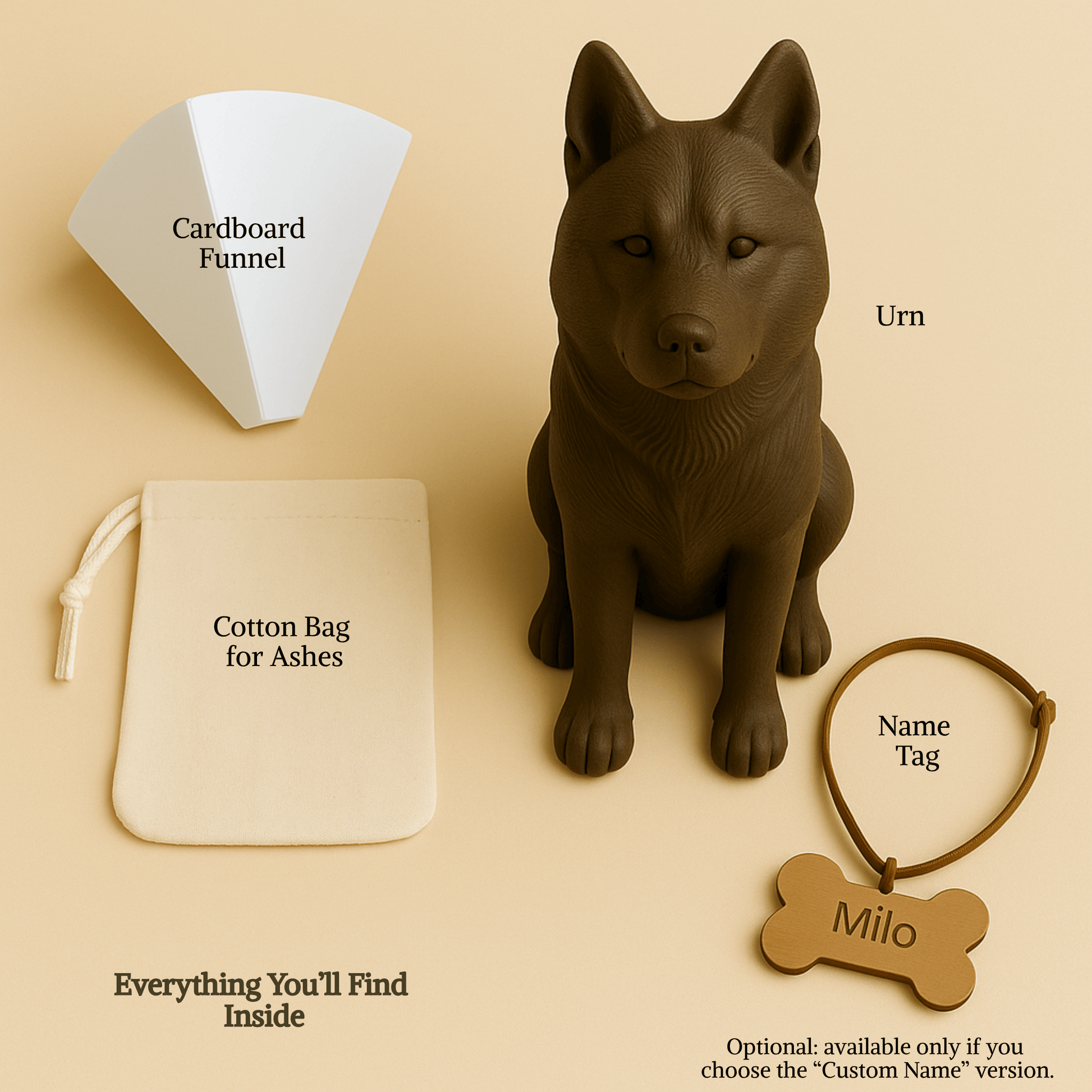 Siberian Husky Memorial Urn Pachamama Tributes