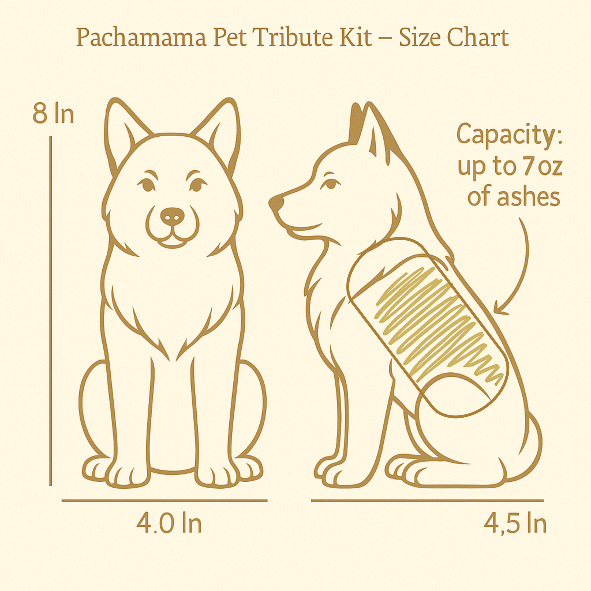 Siberian Husky Memorial Urn Pachamama Tributes